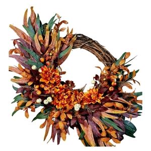 Boho Fall Floral wreath 2
